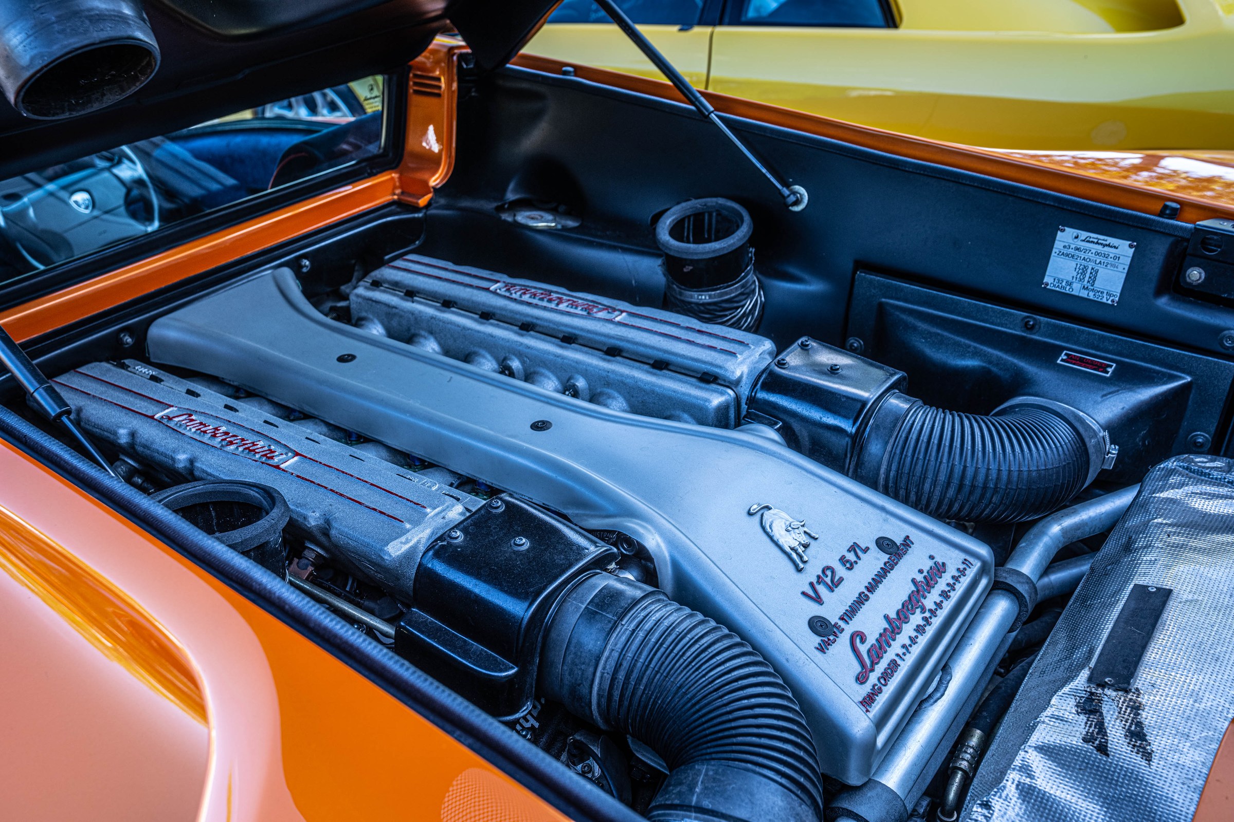 Lamborghini Diablo SV V12 engine bay