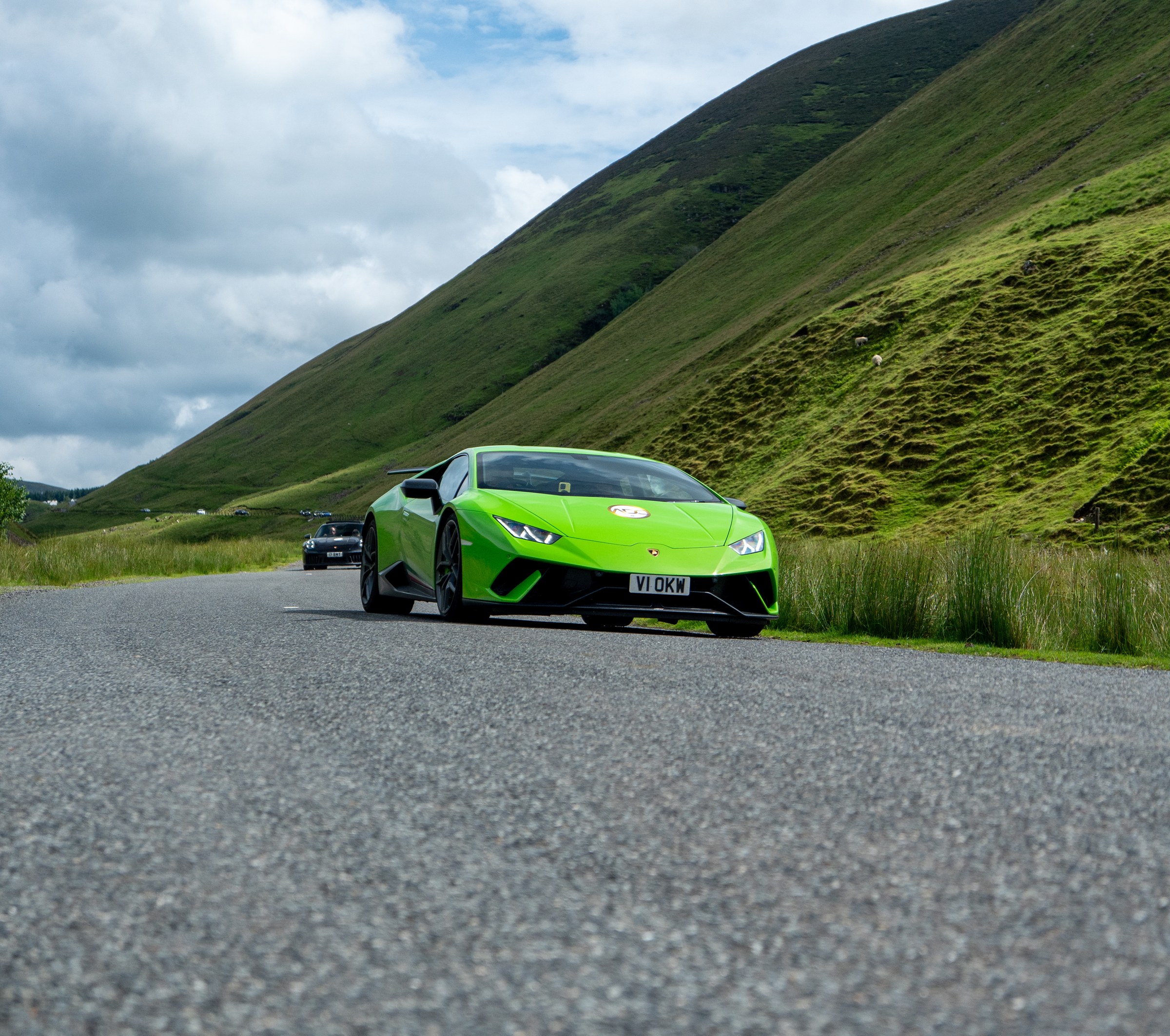 Lamborghini Huracán Performante on the road