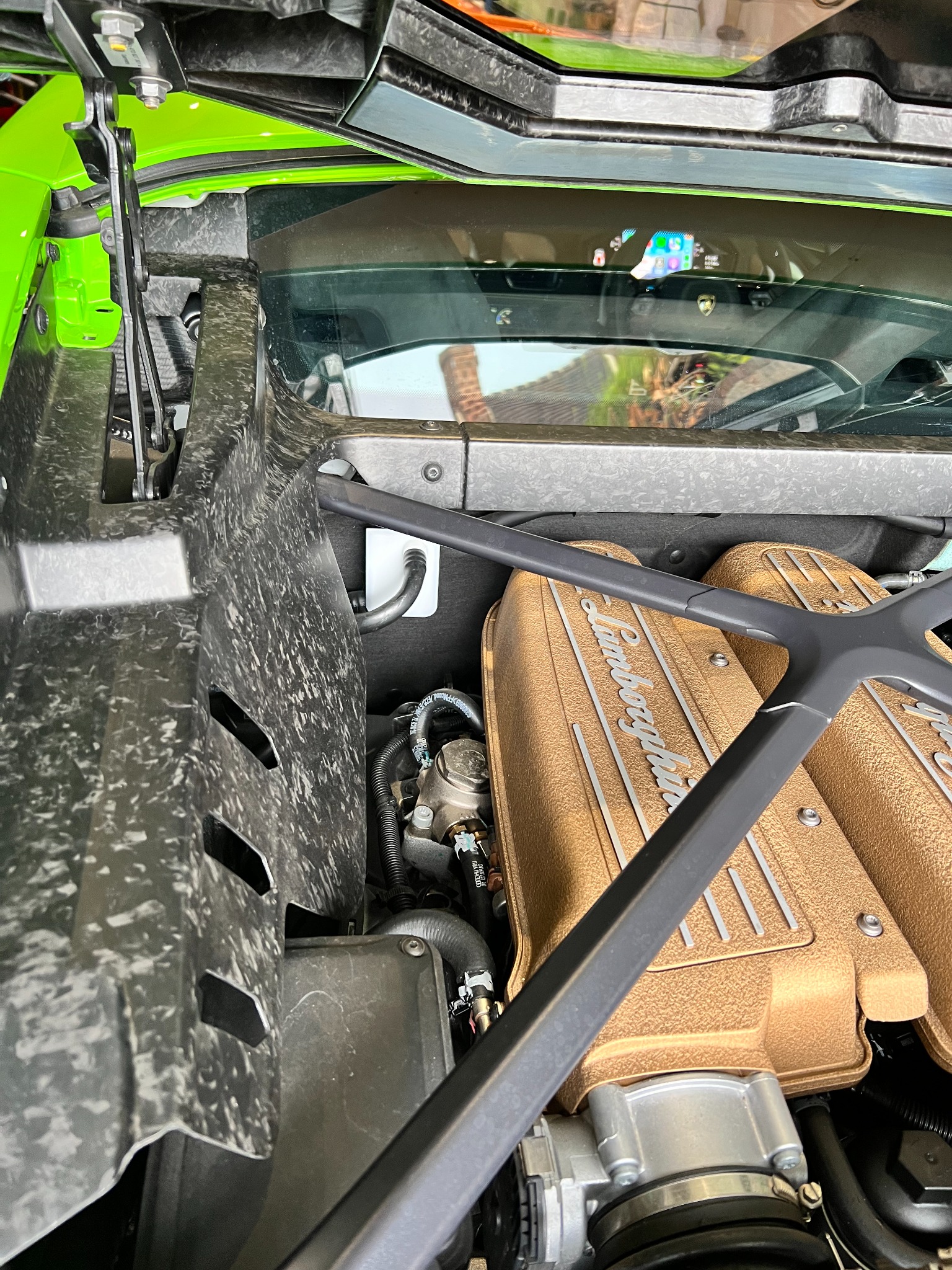 Lamborghini Huracán Performante engine detail